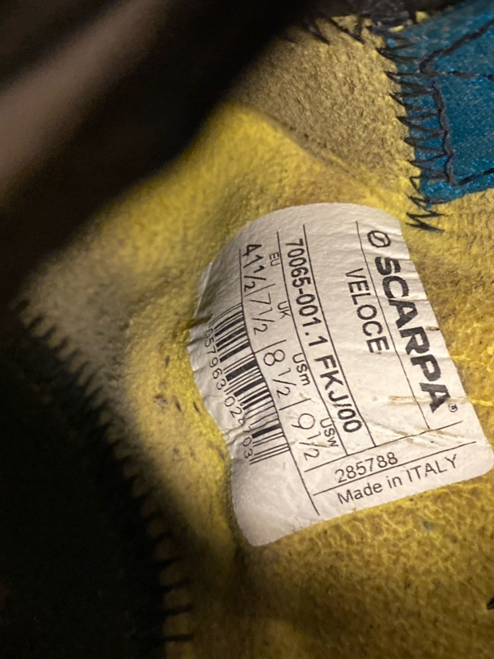 Scarpa Veloce Climbing Shoes - Picture 6 of 7